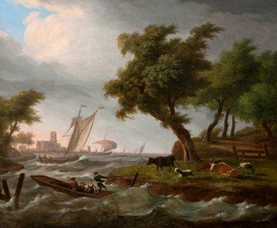 Paisaje holandés de Frans Swagers